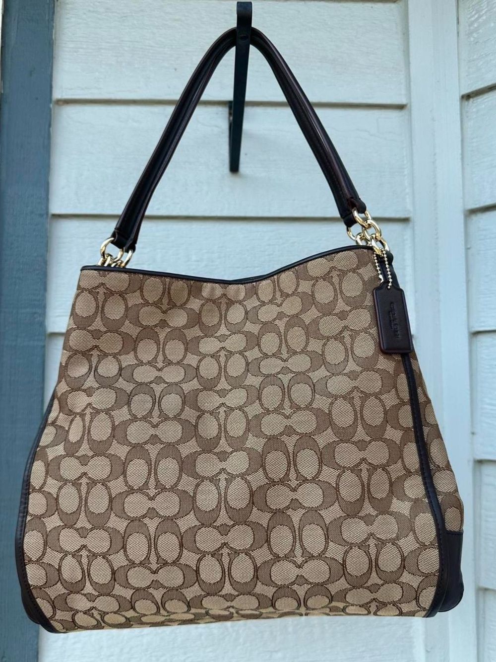 Coach Phoebe Shoulder Bag With 3 Divided Compartments